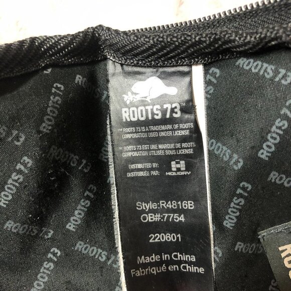 Roots 73 Crossbody Grey/Black Slingback Backpack Bag Unisex - Picture 5 of 11